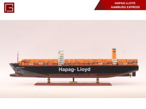 The wooden model ship, handcrafted by the skilled hands of Vietnamese artisans, is proudly displayed at the Gia Nhien wooden ship showroom.