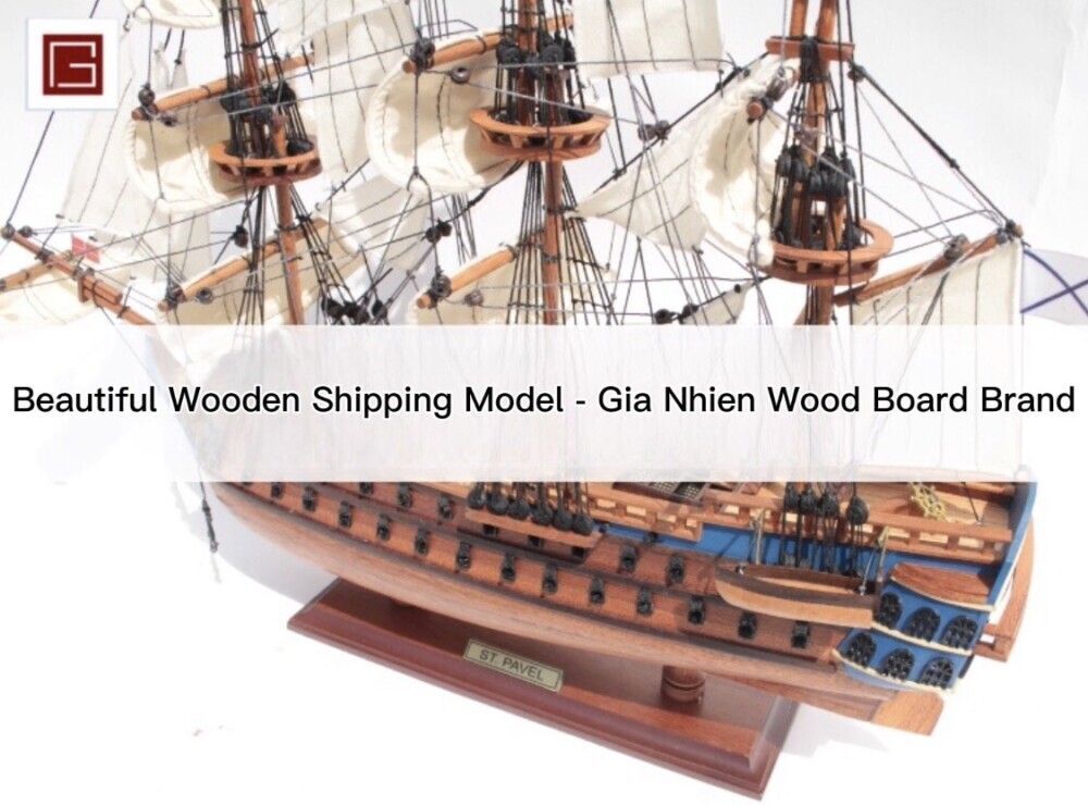 Beautiful Wooden Shipping Model 1