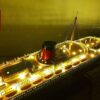 Ss Normandie With Lights (5)