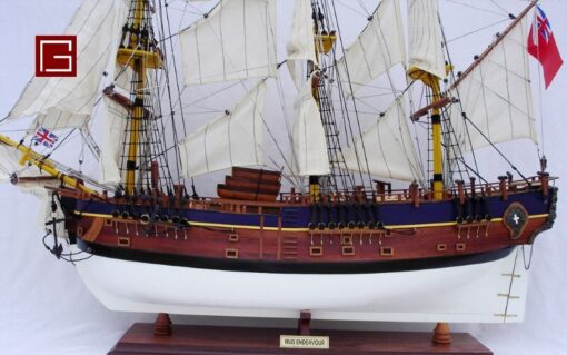 Hms Hm Bark Endeavour Painted (2)