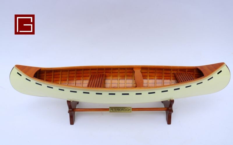 Peterborough Canoes (13 different colors painted) - GIA NHIEN WOODEN ...