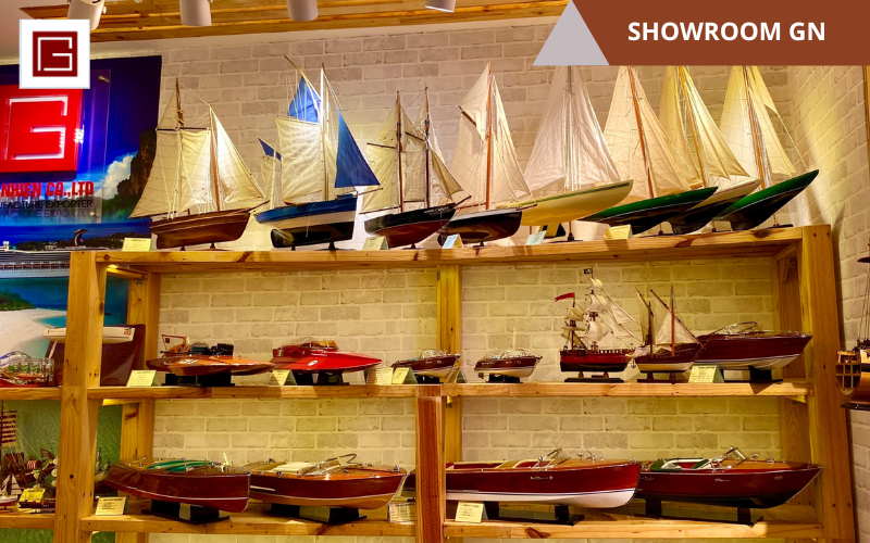 A Corner Of Space At Gia Nhien Wooden Boat Showroom - Oil ship model – Beautiful handicrafts