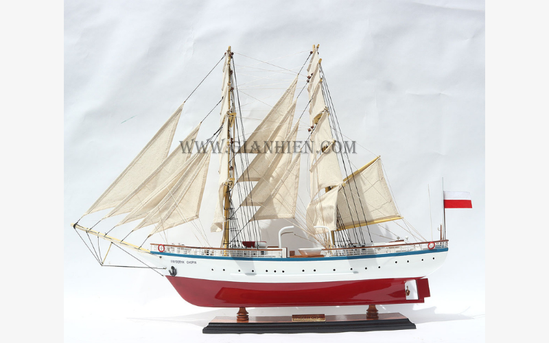 Antique Boat Model Fryderyk Chopin