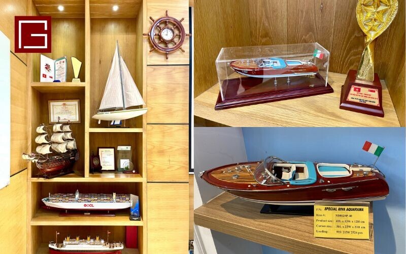 How To Display The Boat Model On The Shelf Both Neat And Space Saving But Also Very Aesthetically Pleasing 1