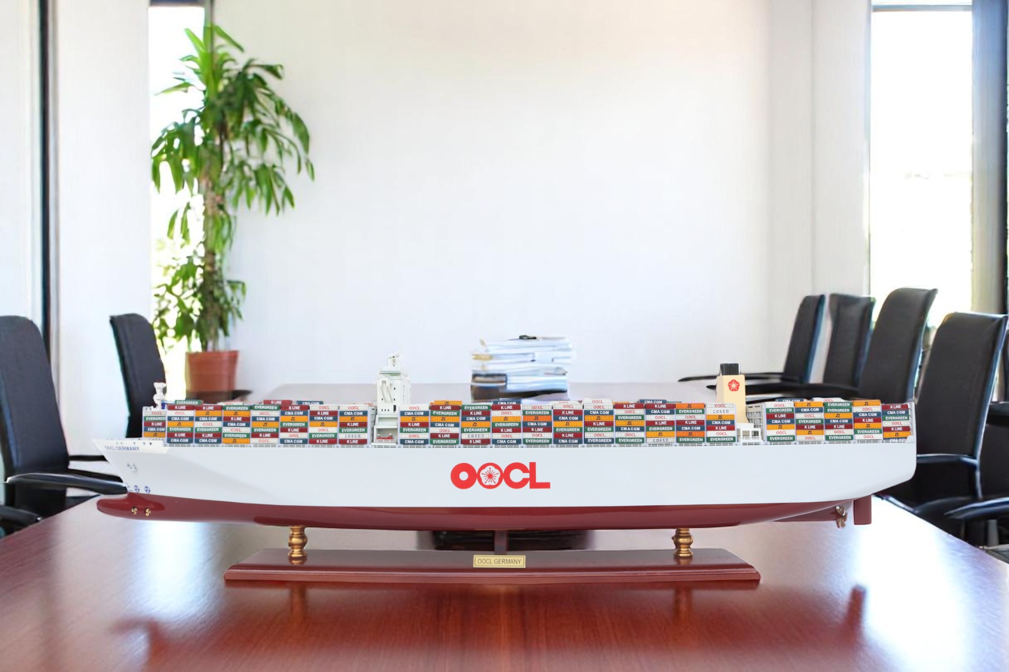 The OOCL container model is very popular globally