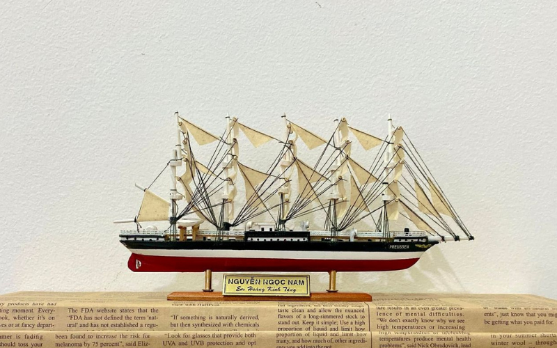 Preussen Boat Model Named After The Recipient 1