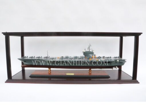 Display Case Of Aircraft Carrier Uss Ronald Reagan Cvn 76