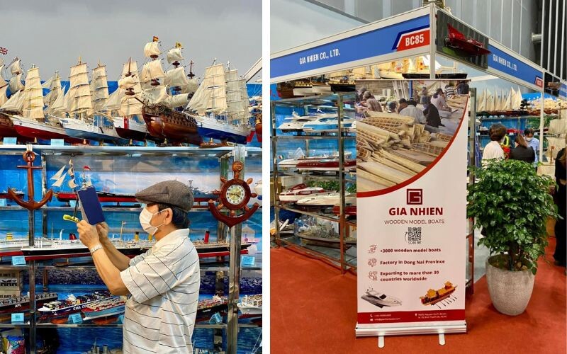 wooden model ships