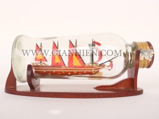 Ship In Lie Down Small Wine Bottle