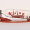 Ship In Lie Down Square Wine Bottle