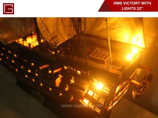 Hms Victory With Lights-09