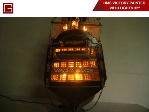 Hms Victory With Lights-10