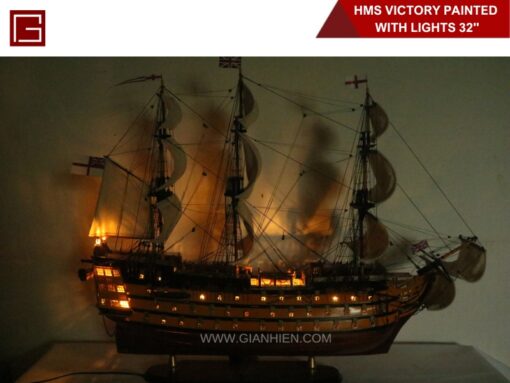 Hms Victory With Lights-11