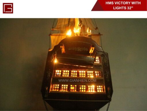 Hms Victory With Lights-11