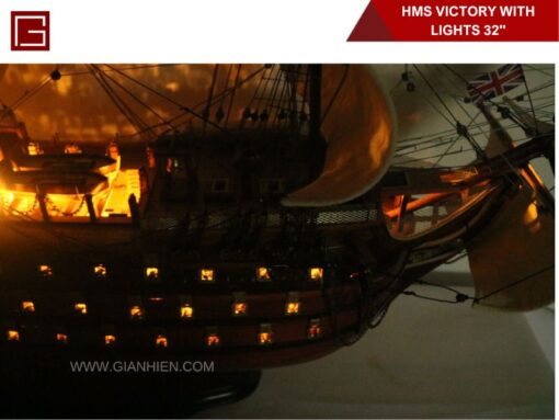 Hms Victory With Lights-14