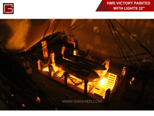 Hms Victory With Lights-15