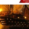 Hms Victory With Lights-15