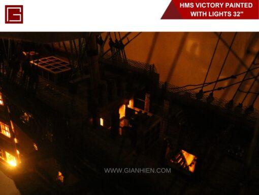 Hms Victory With Lights-17