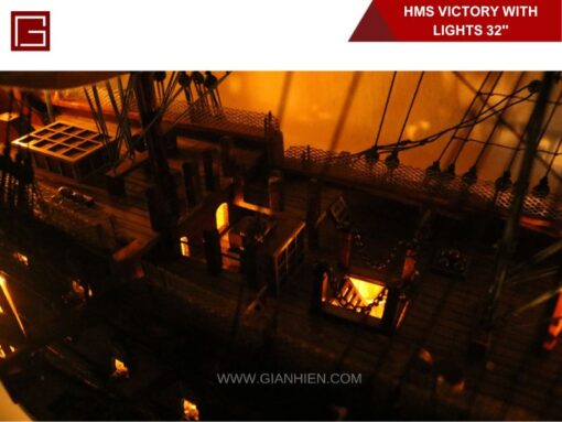 Hms Victory With Lights-17