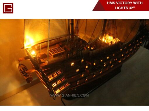 Hms Victory With Lights-19