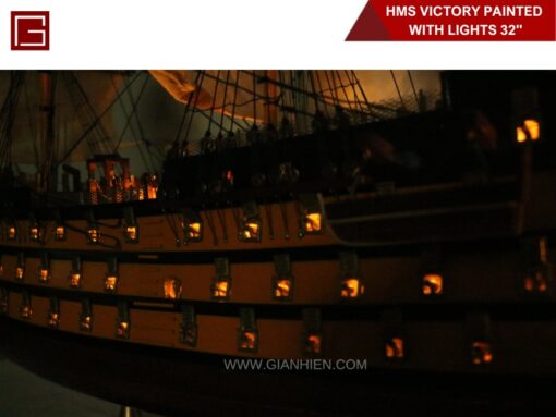 Hms Victory With Lights-20