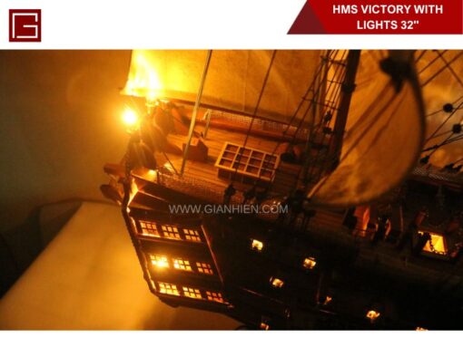 Hms Victory With Lights-20