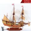 Mayflower Ii Natural Wood With Lights-12