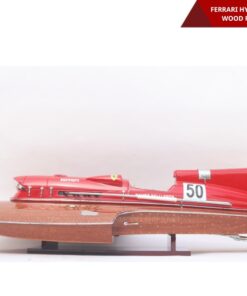 Ferrari Hydroplane Natural Wood Finish (detail)-01