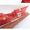 Ferrari Hydroplane Natural Wood Finish (detail)-06