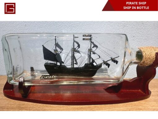 Pirate Ship Ship In Bottle-02