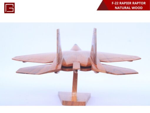 F-22 Rapier Raptor Natural Wood-09