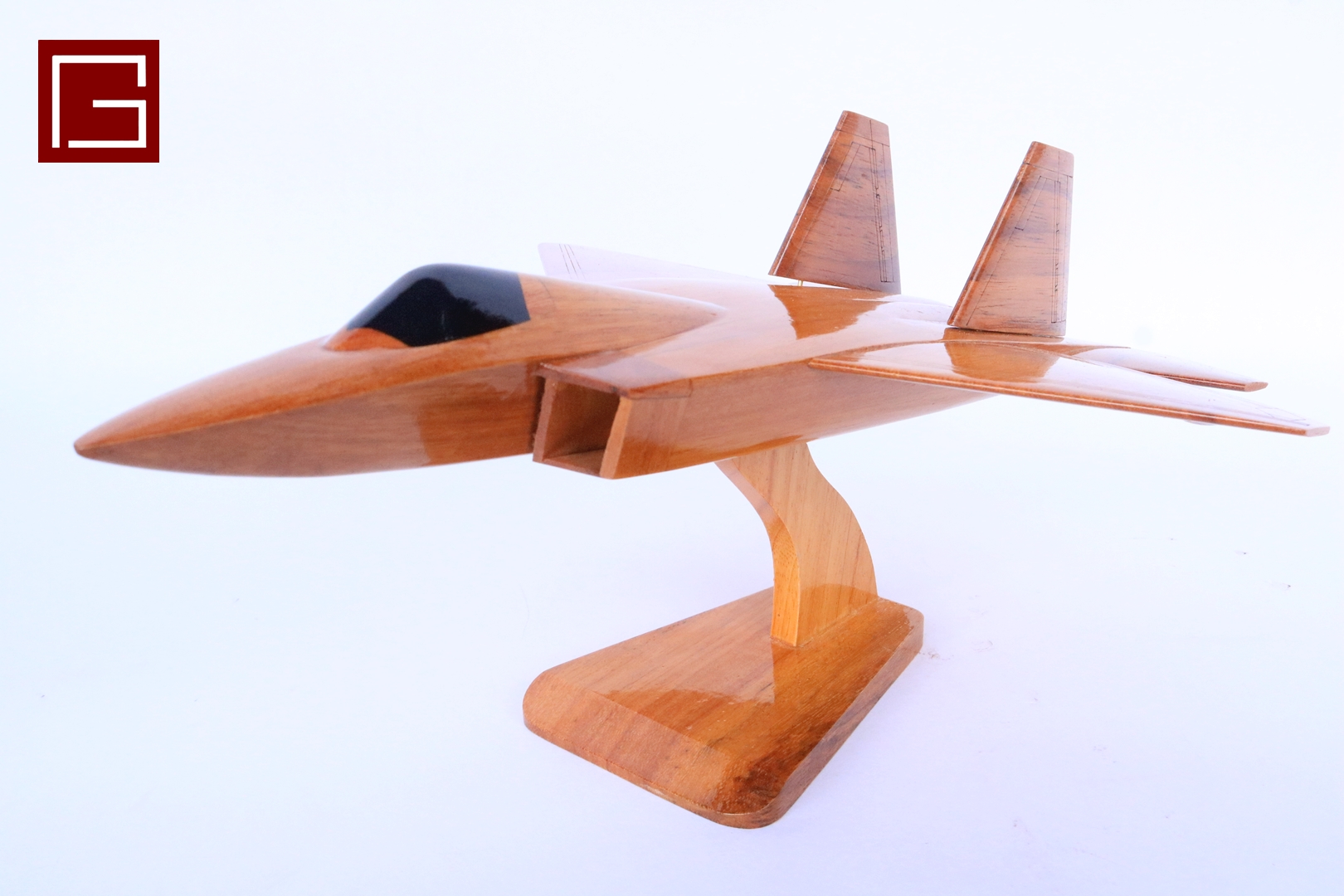 F-22 Rapier Raptor Natural Wood (4)