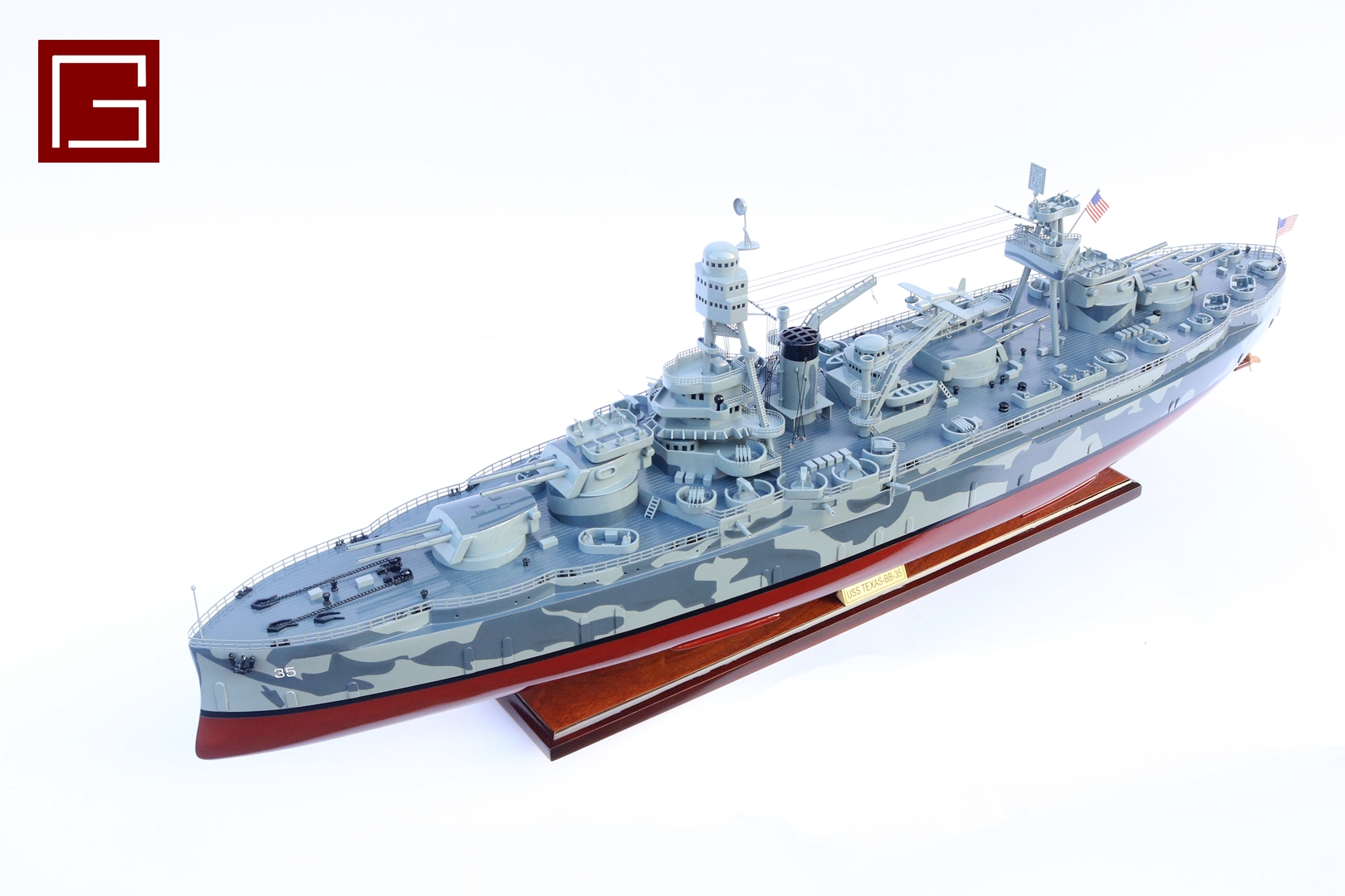 Uss Texas (bb-35) (camouflage) (4)