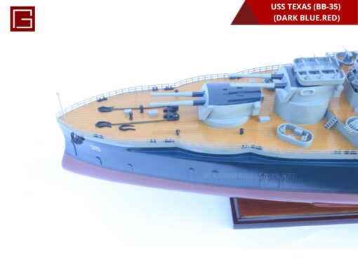 Uss Texas (bb-35) (dark Blue.red)-04