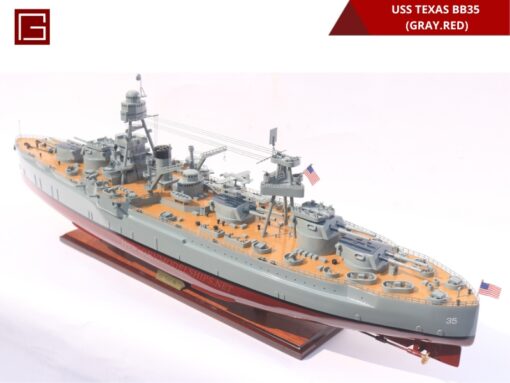 Uss Texas (bb-35) (dark Blue.red)-06