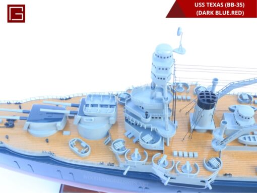 Uss Texas (bb-35) (dark Blue.red)-06