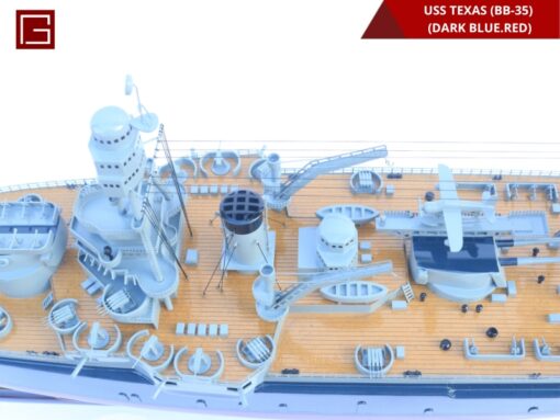 Uss Texas (bb-35) (dark Blue.red)-08