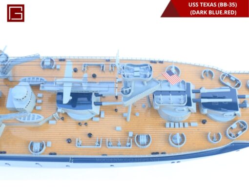 Uss Texas (bb-35) (dark Blue.red)-10