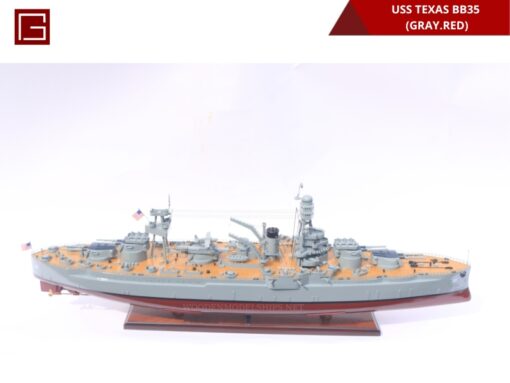 Uss Texas (bb-35) (dark Blue.red)-14