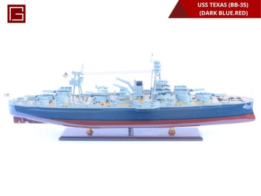 Uss Texas (bb-35) (dark Blue.red)-17