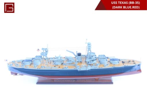 Uss Texas (bb-35) (dark Blue.red)-18