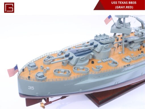 Uss Texas (bb-35) (dark Blue.red)-21