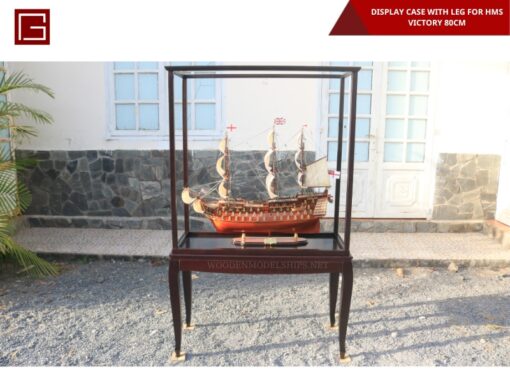 Display Case With Leg For Hms Victory 80cm-01