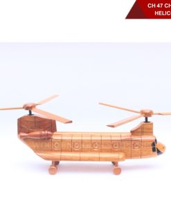 Ch 47 Chinook Wooden Helicopter Model-01