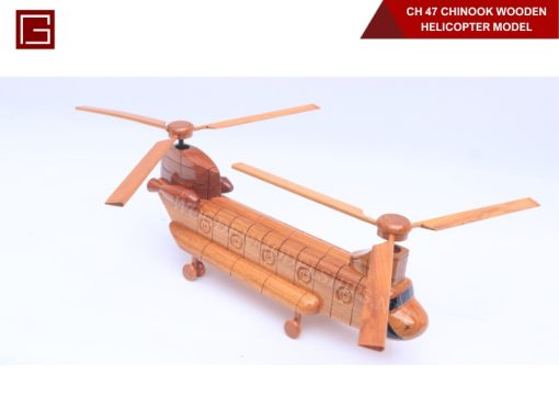 Ch 47 Chinook Wooden Helicopter Model-03