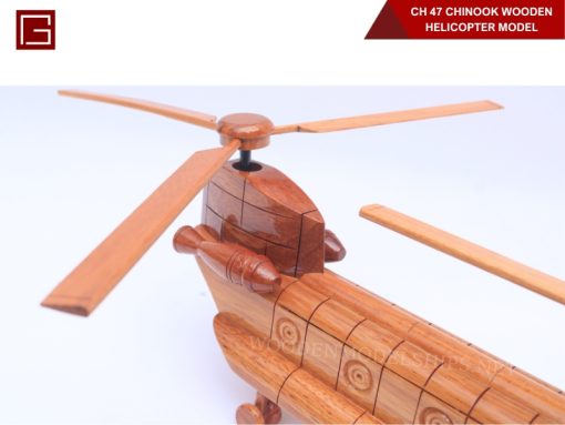 Ch 47 Chinook Wooden Helicopter Model-05