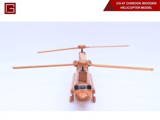 Ch 47 Chinook Wooden Helicopter Model-06