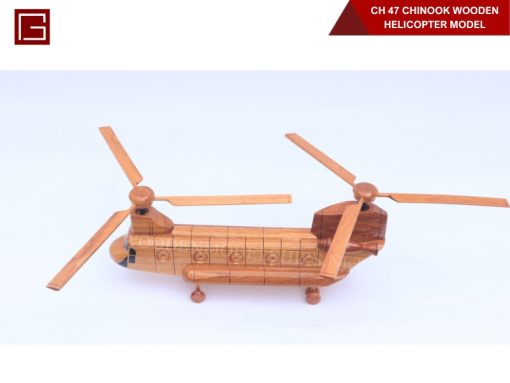 Ch 47 Chinook Wooden Helicopter Model-09