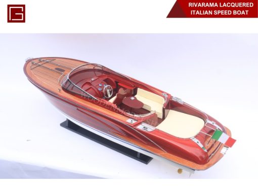 Rivarama Lacquered Italian Speed Boat-03