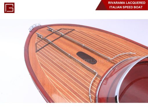 Rivarama Lacquered Italian Speed Boat-06